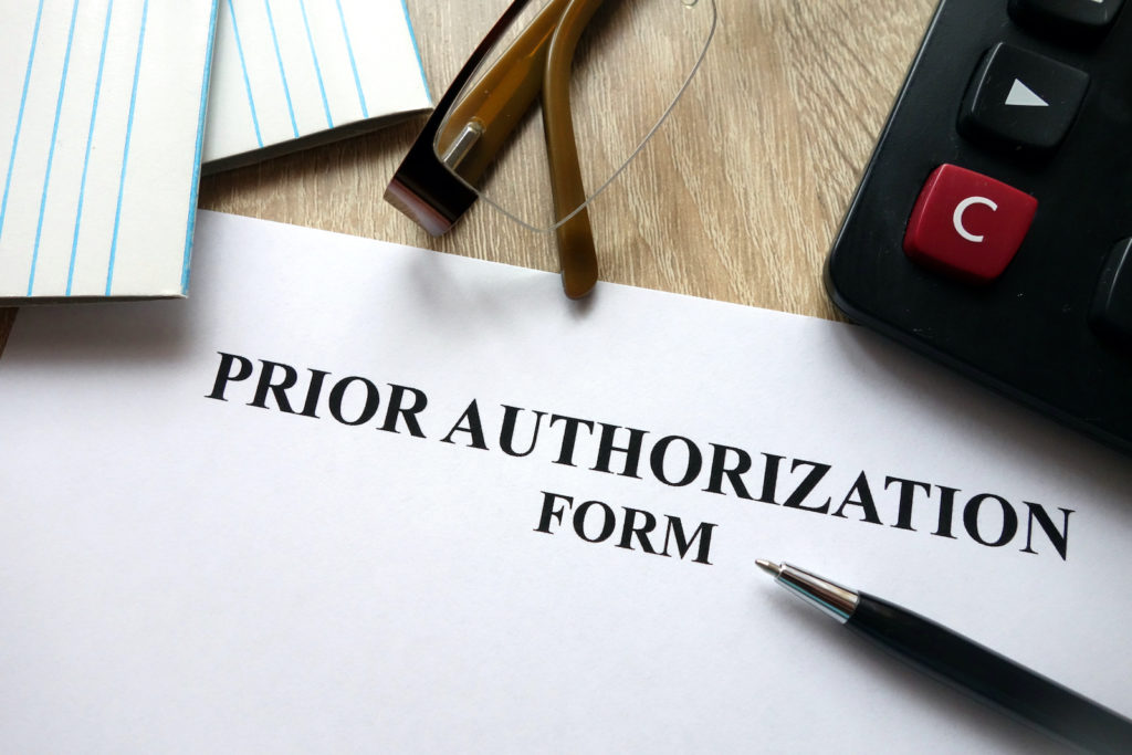 Insurance prior authorization